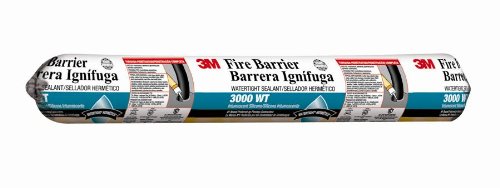 3M Fire Barrier Water Tight Sealant 3000 WT, Gray, 20 fl oz Sausage